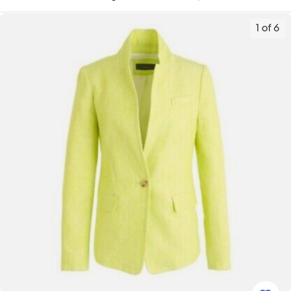 J.Crew Regent Linen Blazer